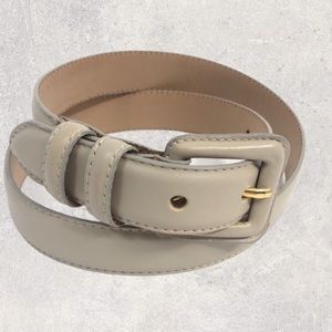 Talbots genuine leather taupe belt size 29